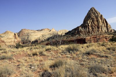 Dome and rock formations - Capitol Reef National Park