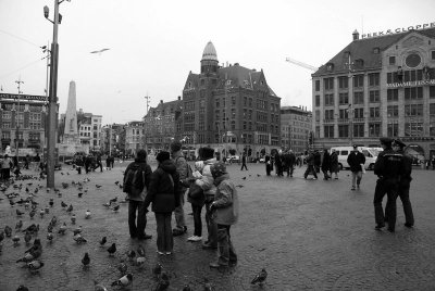 Grey day in Dam Square