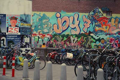 Bikes and graffiti