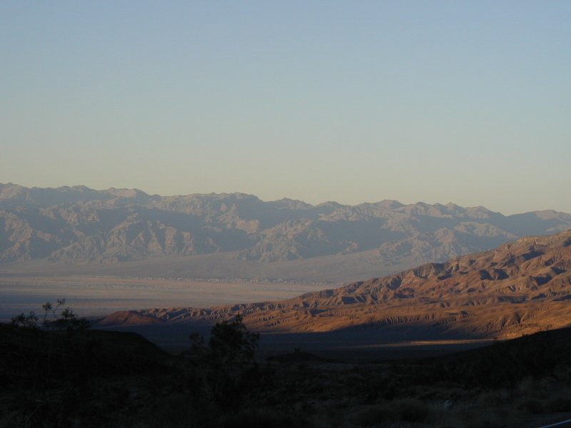the Valley at sunset