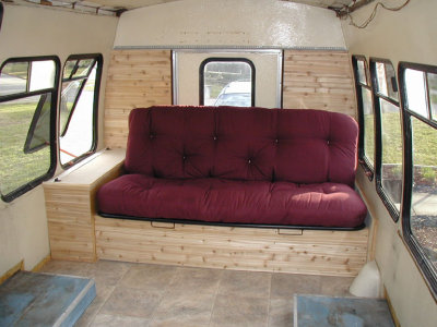 Rear seat/bed