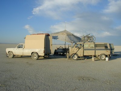 My Camp on the Black Rock Desert . . . after the Burn