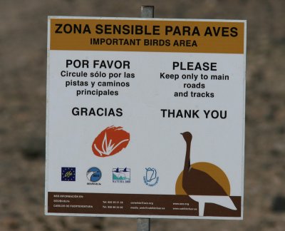 Important Birds Area-sign