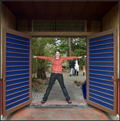 Mari at the Japanese Tea Garden