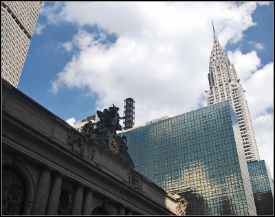 Grand Central Station and the Chrysler Building
