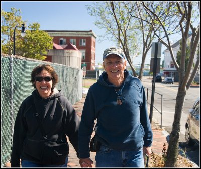 Tom and Donna Walking