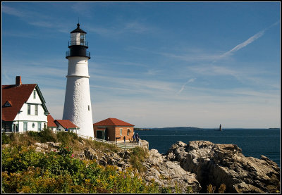 Portland Head Lighthouse IV, Shore Perspective