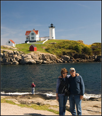 Tom and Donna at Cape Neddick