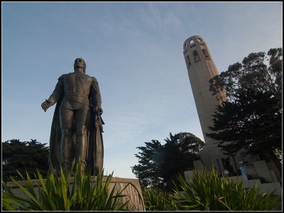 Columbus and Coit Tower