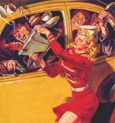 battling carhop