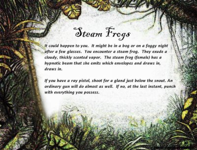 steam frogs text