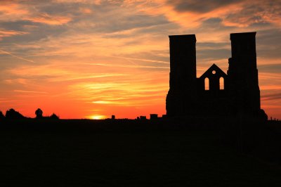 Reculver Towers Sunset