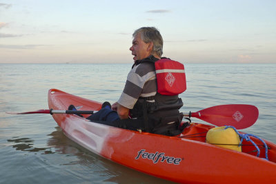 Steve Kayaking off Broadstairs