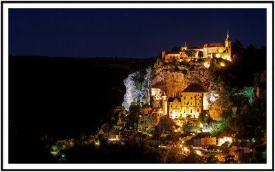 Rocamadour in early night