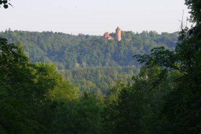 View on Turaida castle from Sigulda