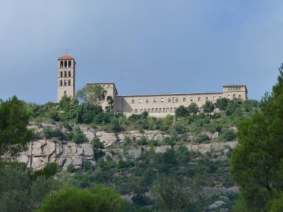Approaching the monastery