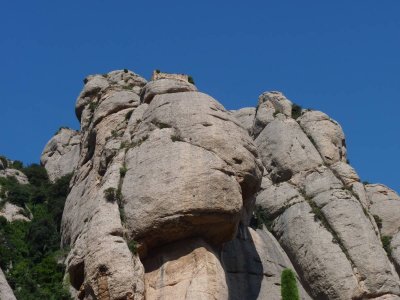 Cliffs above monastery