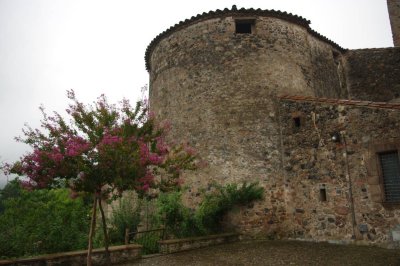 Santa Pau castle in Garrotxa