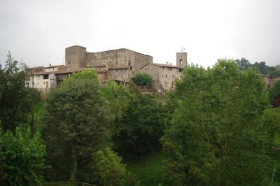 Santa Pau castle in Garrotxa