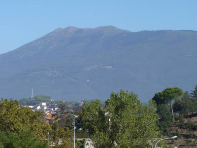 View over Sant Celoni to Turo de l'Home