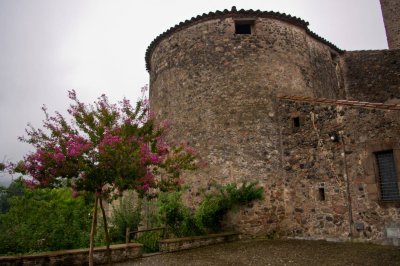 Santa Pau castle in Garrotxa