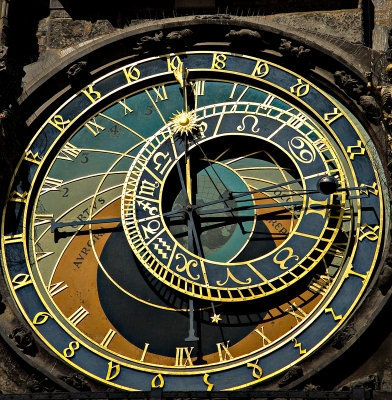 Clock Prague Square