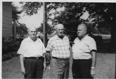 Cap Lacey, James Johnson, Foncie Johnson (1st cousins)