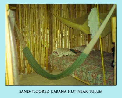 A Campground Along the Beach in TULUM, state of Quintana Roo, Mexico