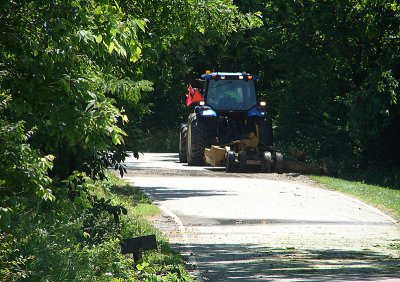 Mowing the roadsides