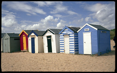 beach huts