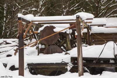 Frase Steam Sawmill, Roof collapsed