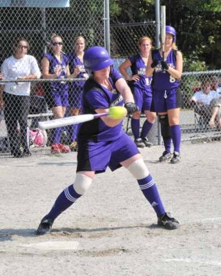 Olivia At Bat