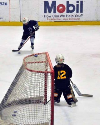 Guarding the post
