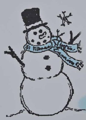 Emily Drew the Logo's Snowman