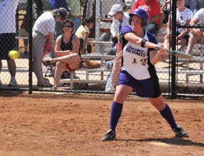 Lindsay At Bat