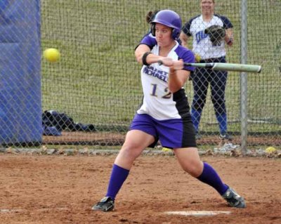 Lindsay At Bat