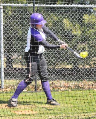 Olivia In Batting Cage