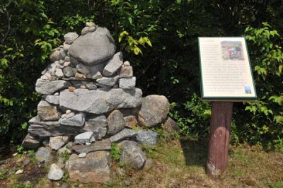 A Cairn Display at Lost River Gorge