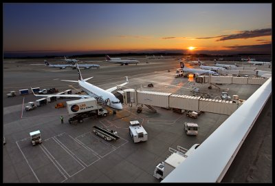 6-14-09 Airport Sunset