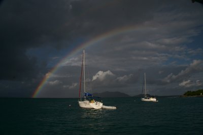 Morning Rainbow - Cane Garden Bay