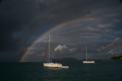 Morning Rainbow - Cane Garden Bay