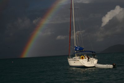 Morning Rainbow - Cane Garden Bay