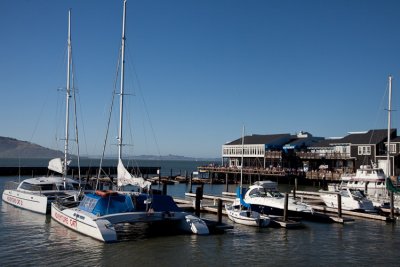 Looking across at Pier 39