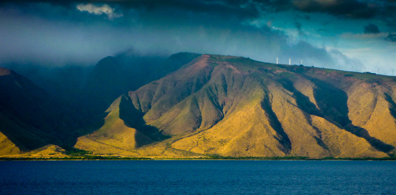 Lahaina sunset coast, Maui, Hawaii