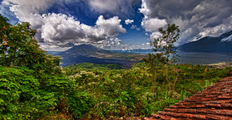 Mount Batur and Lake Batur, Kintamani, Bali