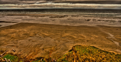 Sand art, Newport, Oregon Coast