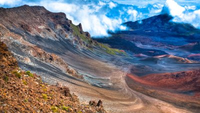 Dramatic landscape of Haleakala National Park (3), Maui, Hawaii