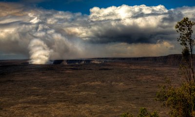 Halemaumau Crater (2), Kilauea Caldera, Big Island, Hawaii