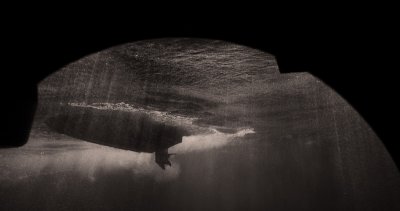Underwater view of a keel