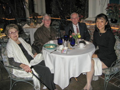 10th Ann. dinner with the Hartleys at the French Grille in Rancho Bernardo